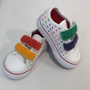 Vans Rainbow Hearts Chenille Shoes
